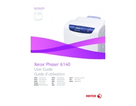 Руководство пользователя, руководство по эксплуатации лазерного принтера Xerox Phaser 6140