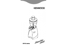 Инструкция, руководство по эксплуатации блендера Kenwood SB100_SB105