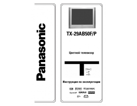 Инструкция кинескопного телевизора Panasonic TX-29AB50F (P)