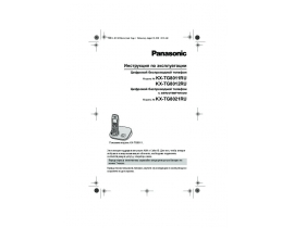 Инструкция dect Panasonic KX-TG8011RU / KX-TG8012RU