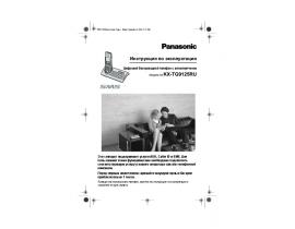 Инструкция dect Panasonic KX-TG9125RU