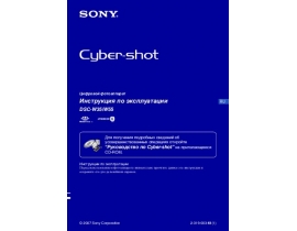 Руководство пользователя цифрового фотоаппарата Sony DSC-W35_DSC-W55