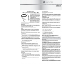 Инструкция, руководство по эксплуатации игровой приставки Microsoft Xbox 360 (HDMI)