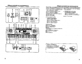 Инструкция синтезатора, цифрового пианино Casio LK-70S