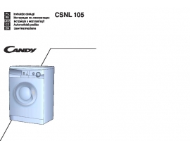 Инструкция стиральной машины Candy CSNL 105
