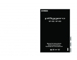 Руководство пользователя, руководство по эксплуатации синтезатора, цифрового пианино Yamaha NP-V60_NP-V80 Piaggero