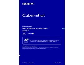 Руководство пользователя цифрового фотоаппарата Sony DSC-T10