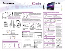 Руководство пользователя, руководство по эксплуатации системного блока Lenovo IdeaCentre A7 Series