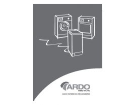 Руководство пользователя стиральной машины Ardo TLN106S_TLN126S