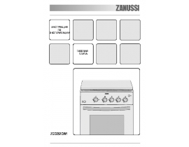 Инструкция плиты Zanussi ZCG 052 GW1
